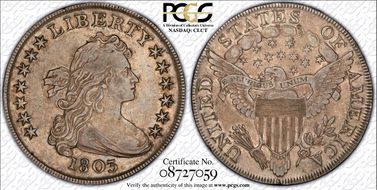 1803 $1 Large 3 XF45
