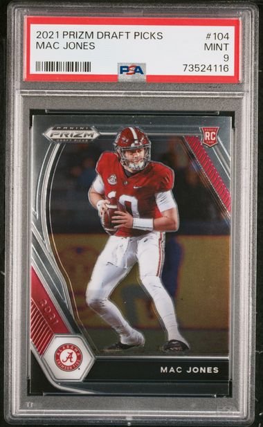 Tom Brady 2021 Panini Prizm Draft Picks Red Prizm Card #6