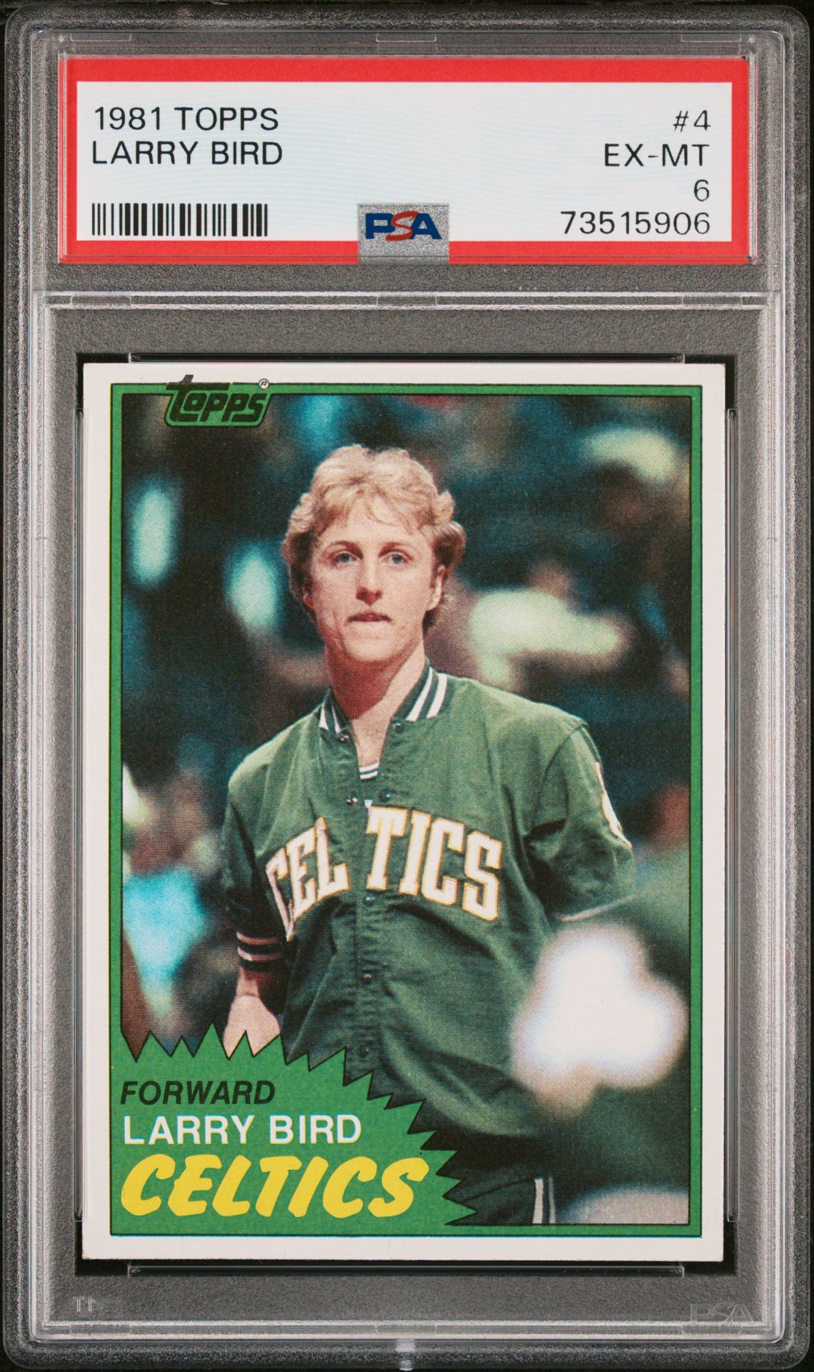 1981 Topps TOPPS #4 Larry Bird front