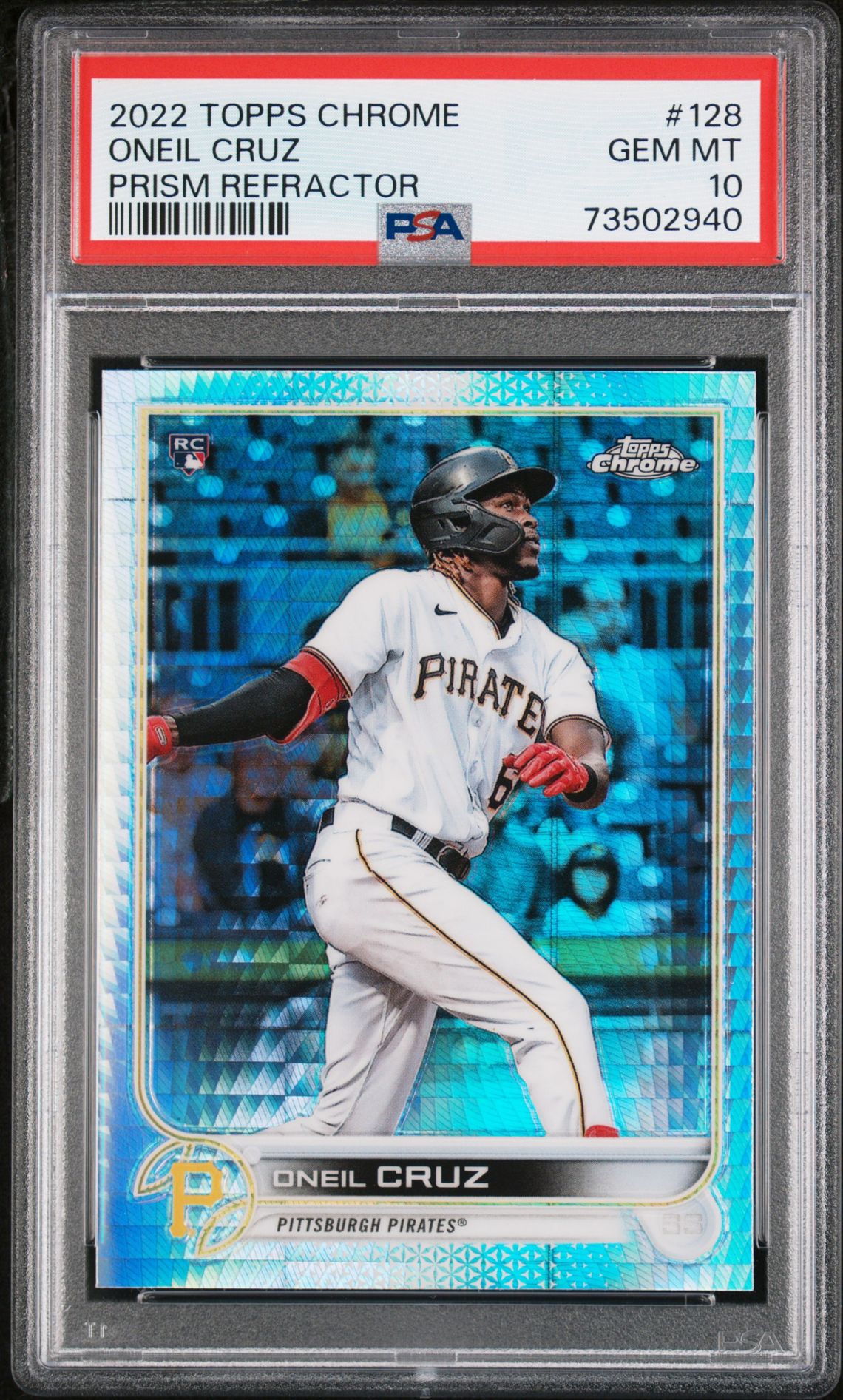 2022 Topps TOPPS CHROME Prism Refractor #128 Oneil Cruz front