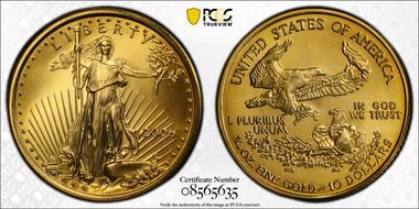 2006 $10 Gold Eagle MS70