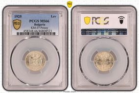 1925 Lev KM-37 Poissy MS66