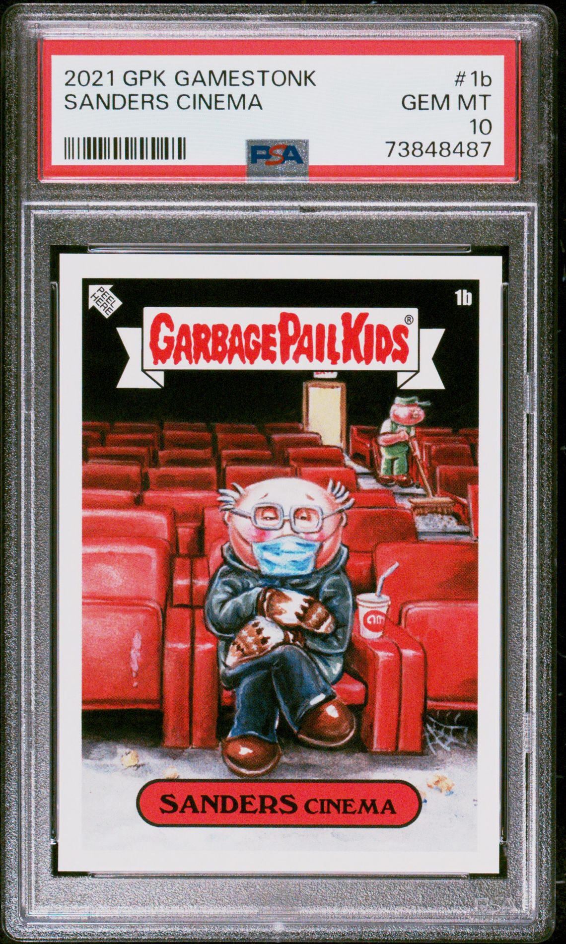 2021 Topps Garbage Pail Kids #1B Sanders Cinema front