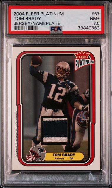 2004 Topps Draft Picks & Prospect Gold Refractor Card #53 Tom Brady