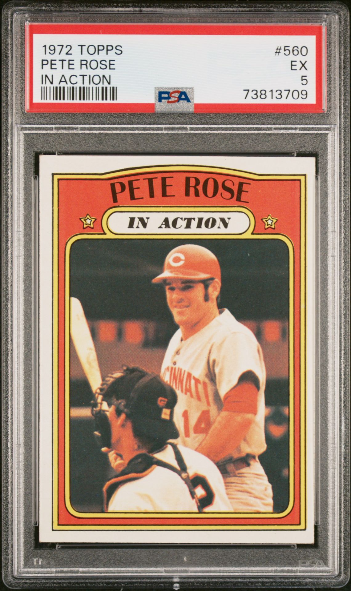 1972 Topps TOPPS IN ACTION #560 Pete Rose front