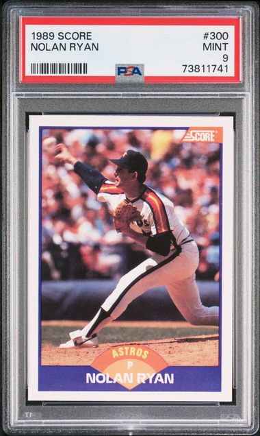 1993 Flair #286 Nolan Ryan - PSA MINT 9 on Goldin Auctions