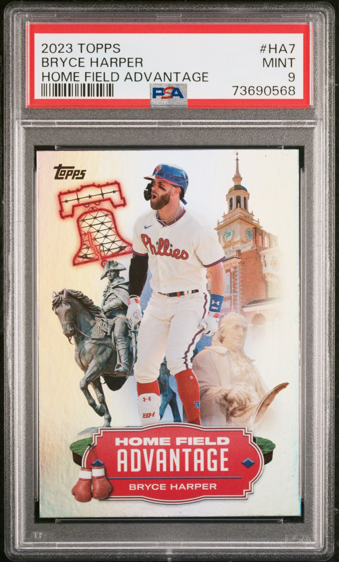 2023 Topps Topps Home Field Advantage #HA7 Bryce Harper front