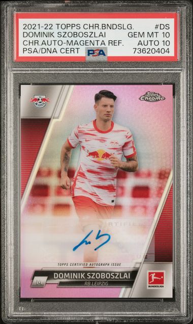 2021-22 Topps Chrome Bundesliga Chrome Autographs Magenta 