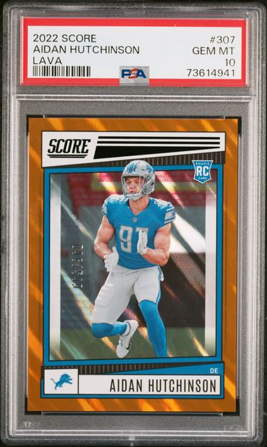 2022 Score Panini Lava #307 Aidan Hutchinson front