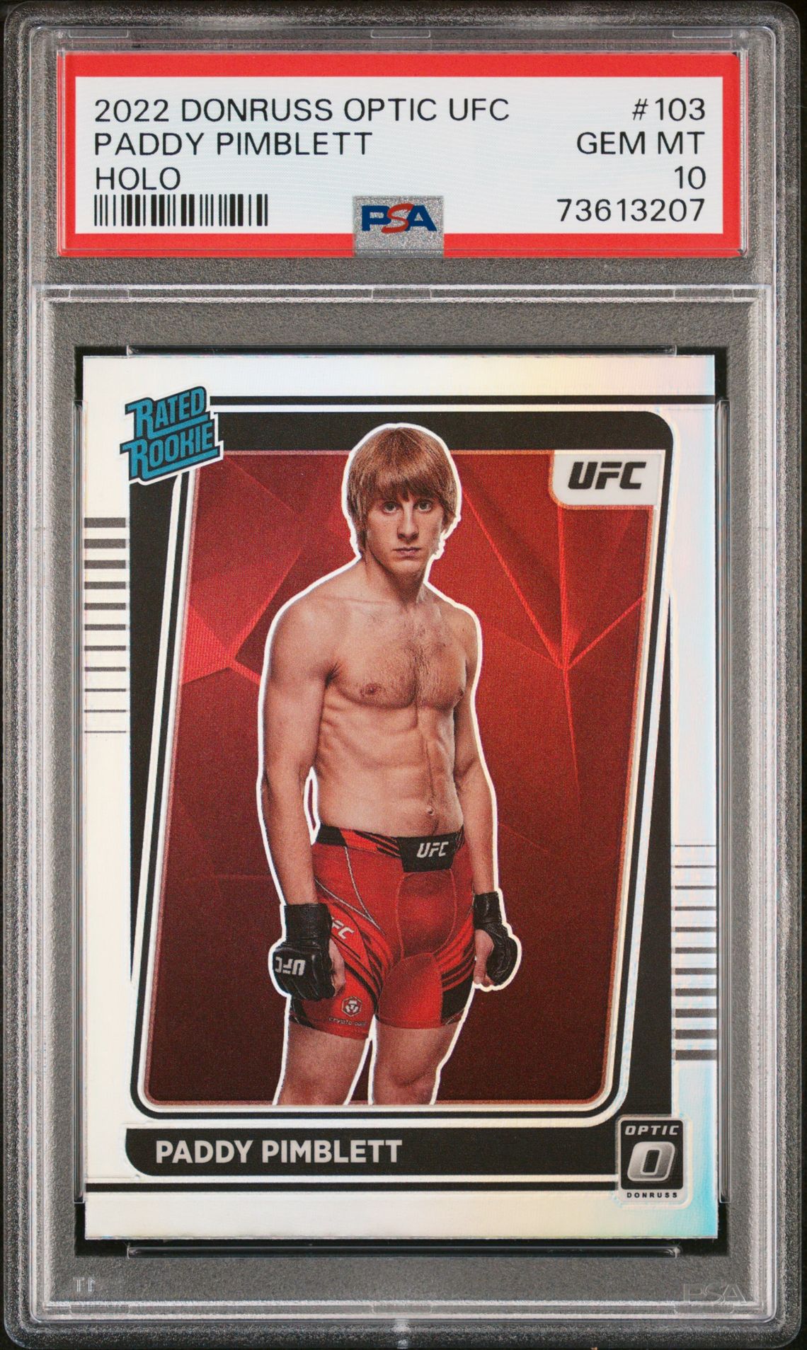 2022 Panini Donruss Optic Holo #103 Paddy Pimblett front
