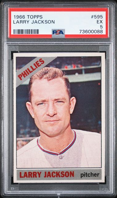 1966 Topps TOPPS #595 Larry Jackson front