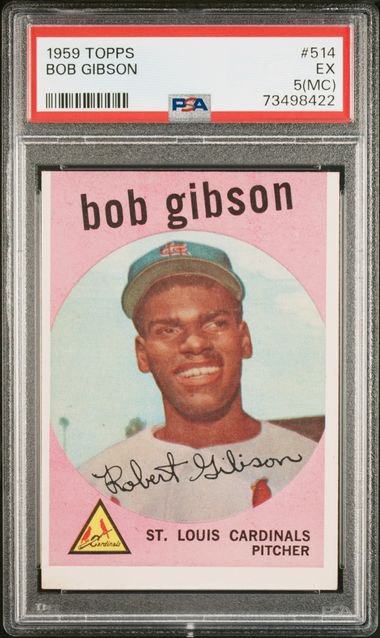 At Auction: 1967 Topps #210 Bob Gibson