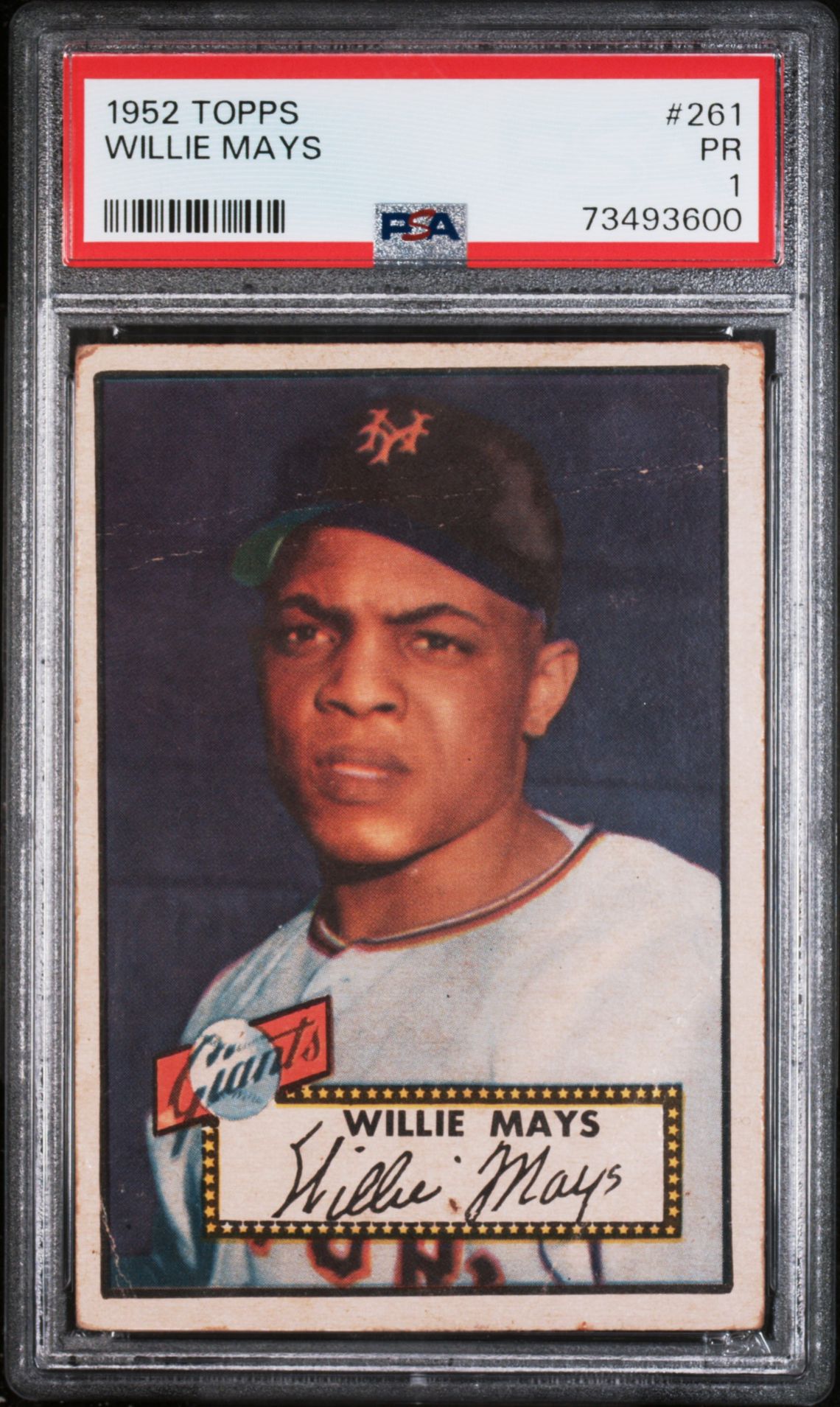 1952 Topps TOPPS #261 Willie Mays front