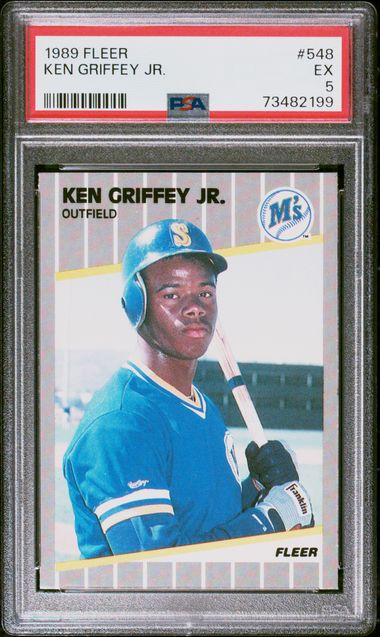 1989 Fleer #548 Ken Griffey front