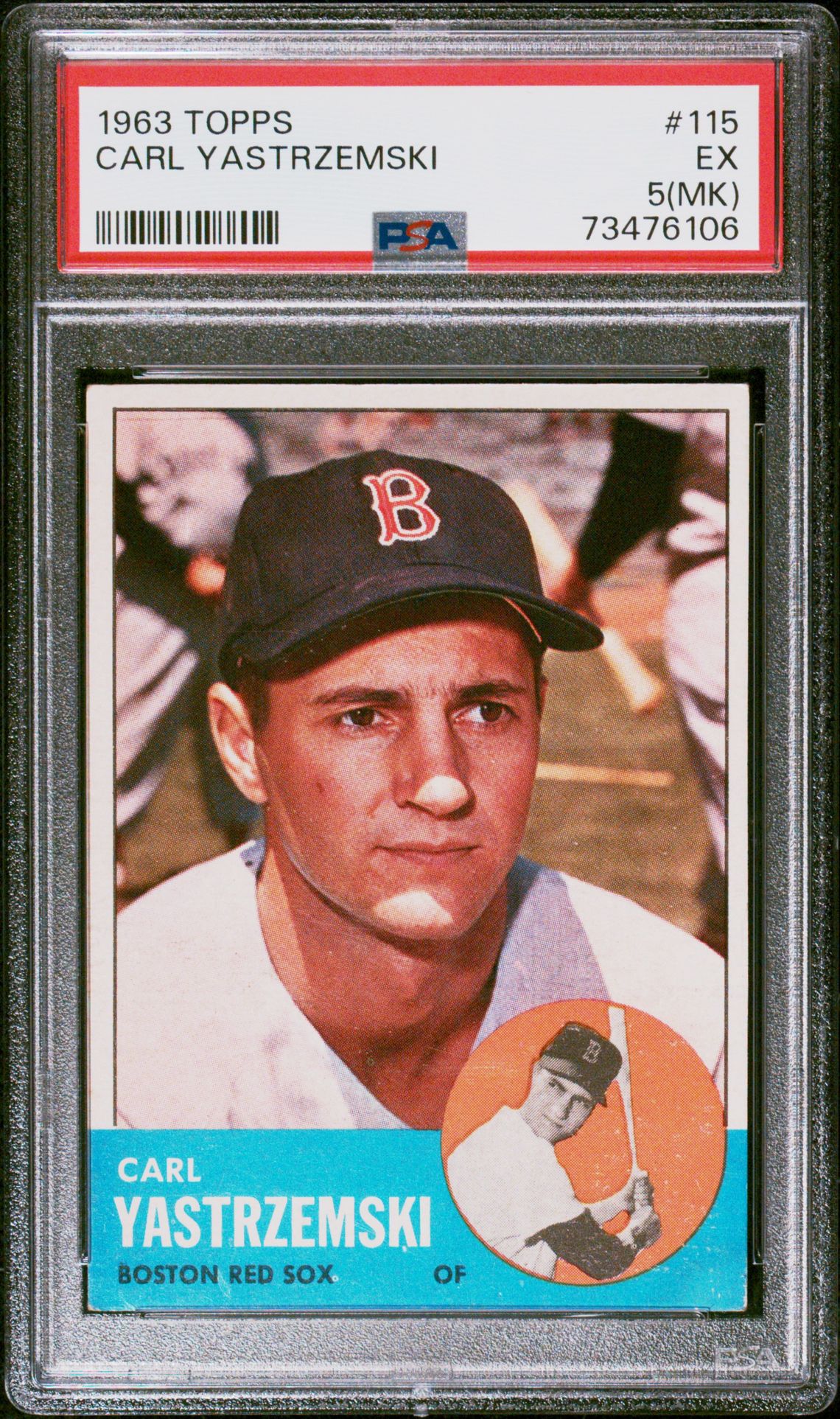 1963 Topps TOPPS #115 Carl Yastrzemski front