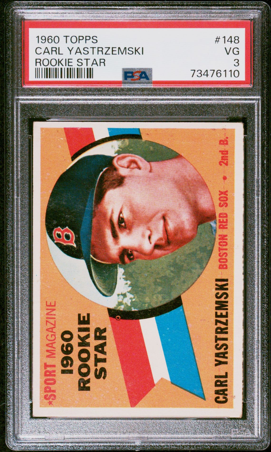 1960 Topps TOPPS ROOKIE STAR #148 Carl Yastrzemski front