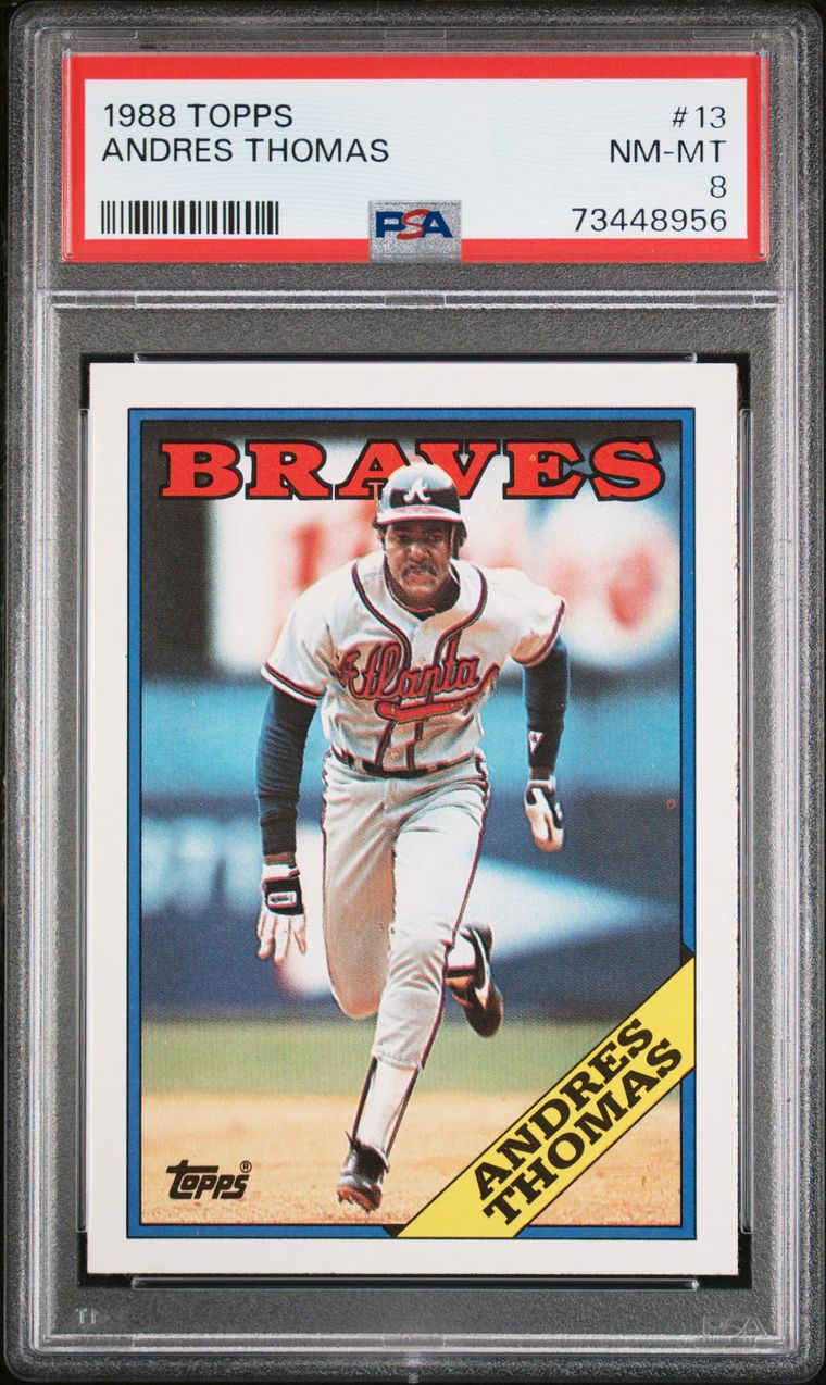 1980 Topps Atlanta Braves Team Set 8 - NM/MT