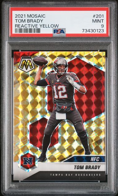 2021 Tom Brady Panini Select CONCOURSE RED DIE CUT #1 Tampa Bay Buccan