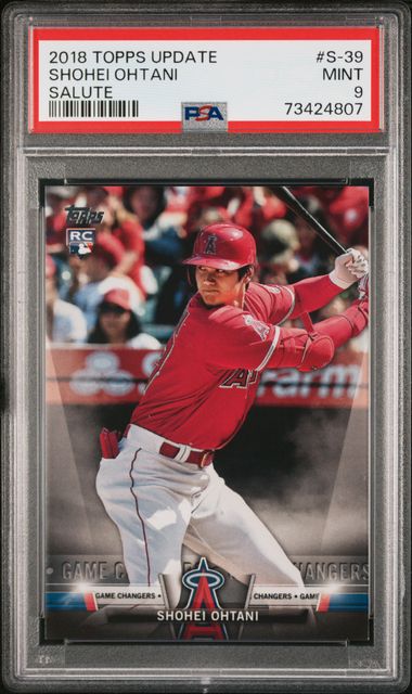 2018 TOPPS UPDATE SHOHEI OHTANI ROOKIE RC PITCHING IN RED JERSEY