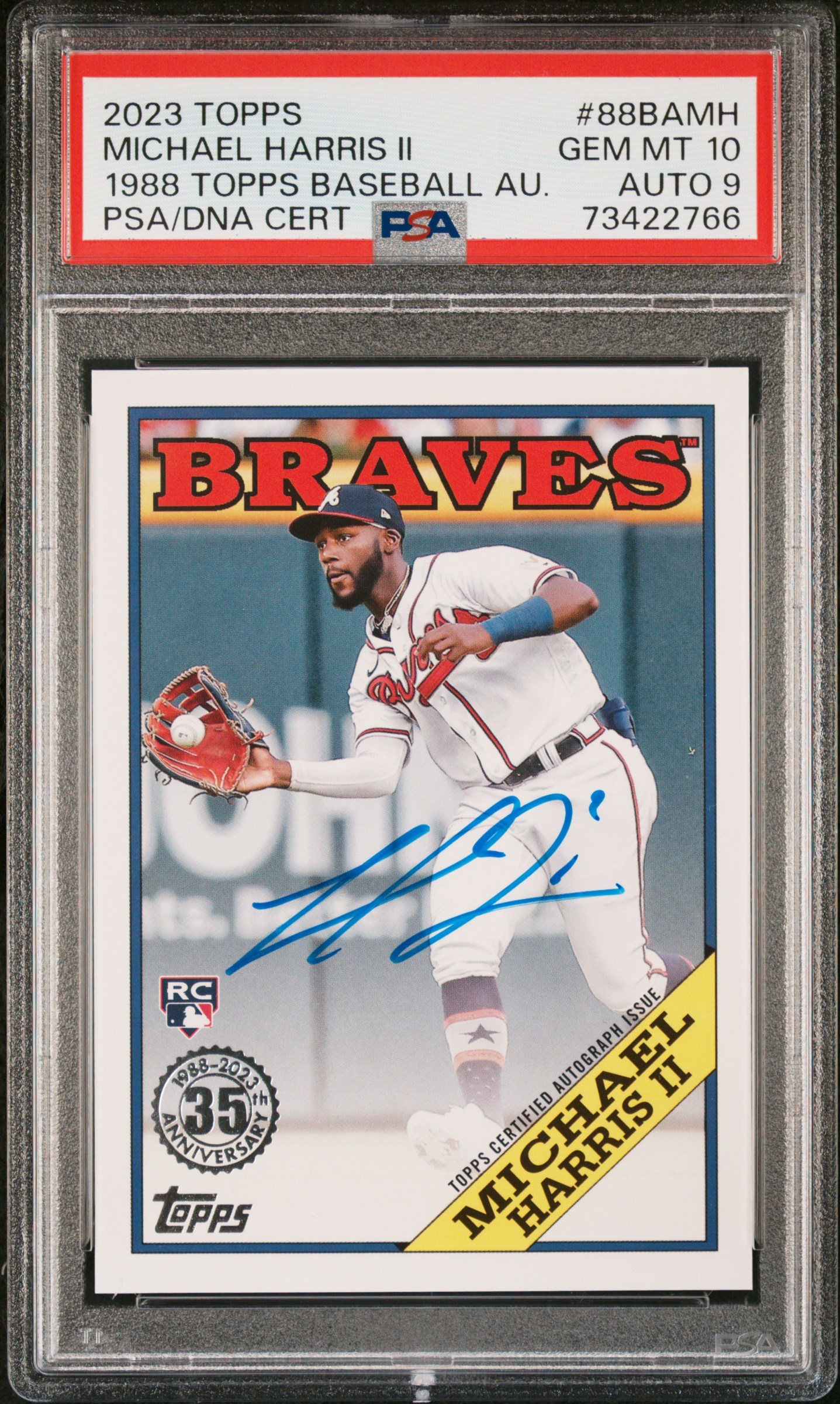 Michael Harris Ii 2023 Topps 1988 Topps Baseball Autographs