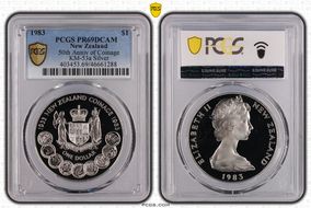 1983 $1 50th Anniv of Coinage KM-53a Silver PR69DCAM