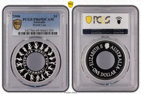 2006 $1 FIFA World Cup PR69DCAM