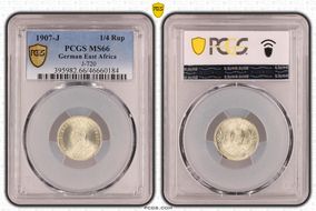 1907-J 1/4 Rup J-720 MS66