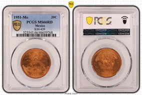 1951-Mo 20C KM-439 MS66RD