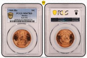 1960-Mo 20C KM-440 MS67RD