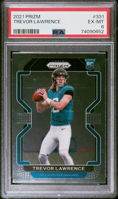 : TREVOR LAWRENCE RC 2021 SAGE Hit Premier Draft Silver