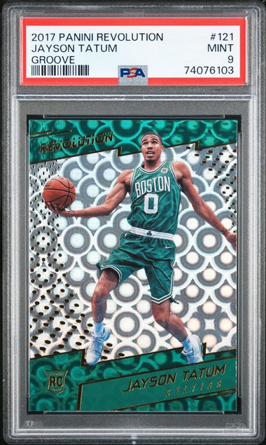 2017-18 Panini Revolution Groove #121 Jayson Tatum Rookie Card