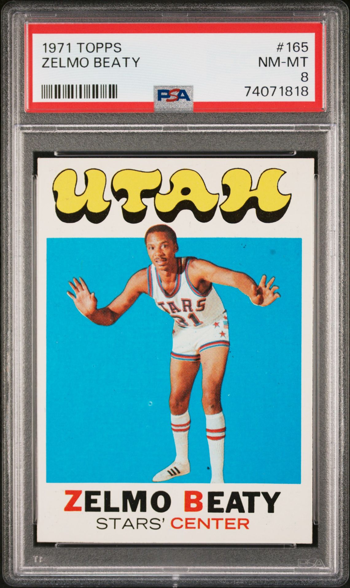 1971 Topps TOPPS #165 Zelmo Beaty front