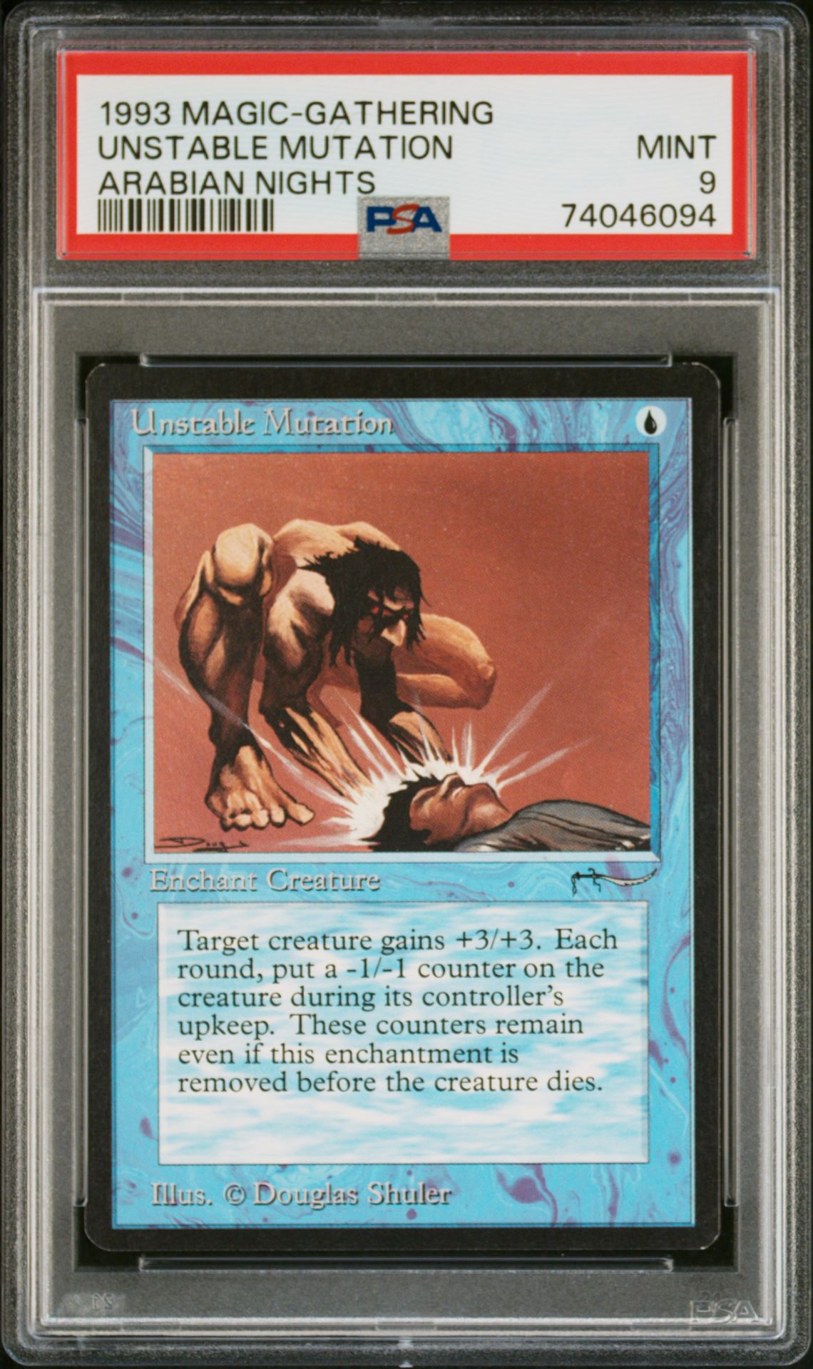 1993 MTG MAGIC THE GATHERING ARABIAN NIGHTS Unstable Mutation front