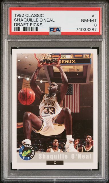 1992-93 Upper Deck Basketball #1 Shaquille O'Neal Rookie Card Shaq - #1 NBA  Draft Pick