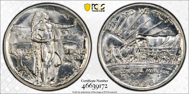 1926-S 50C Oregon MS65