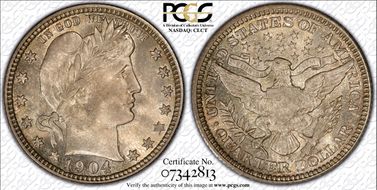 1904-O 25C MS66
