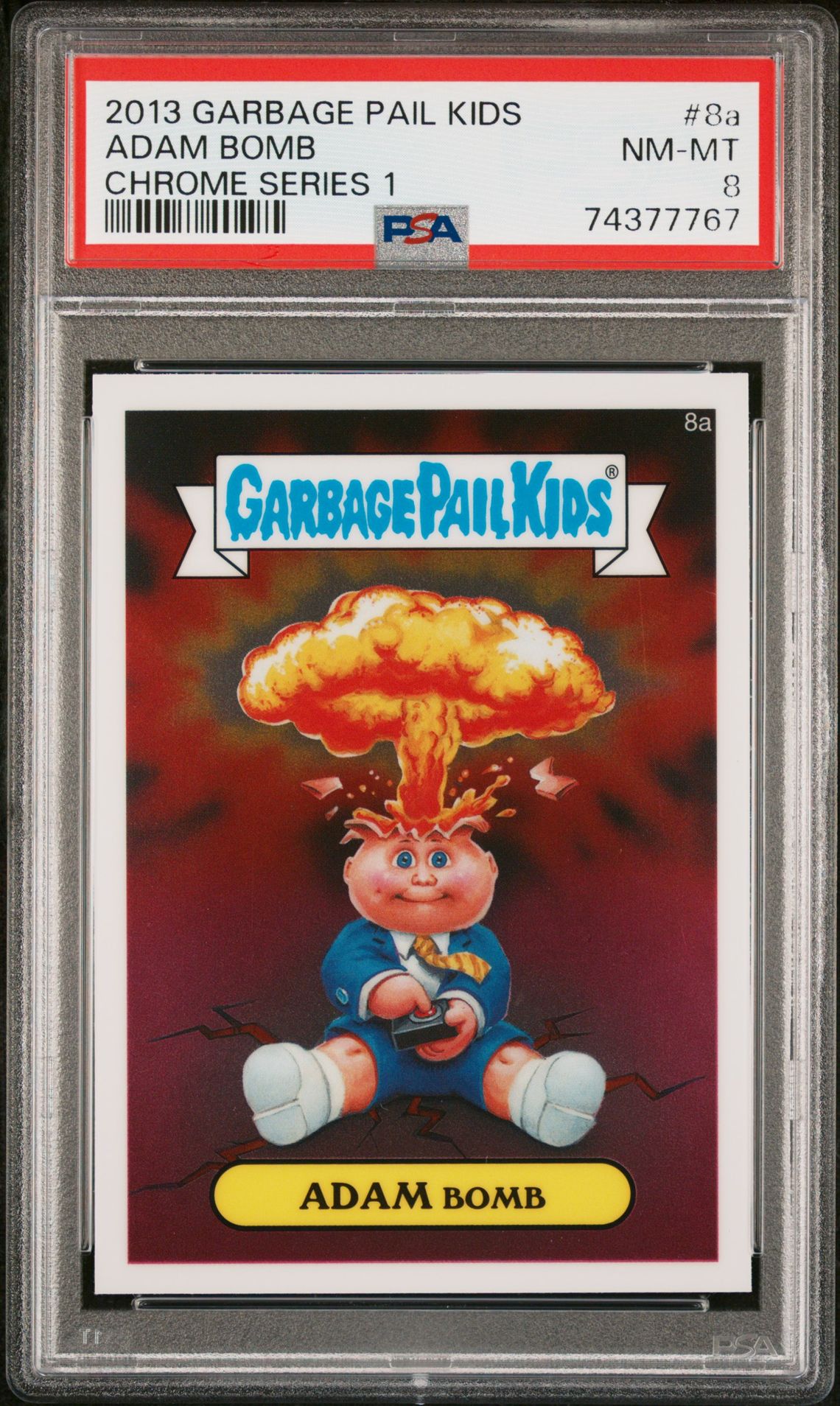 2013 Topps GARBAGE PAIL KIDS CHROME SERIES 1 #8A Adam Bomb front