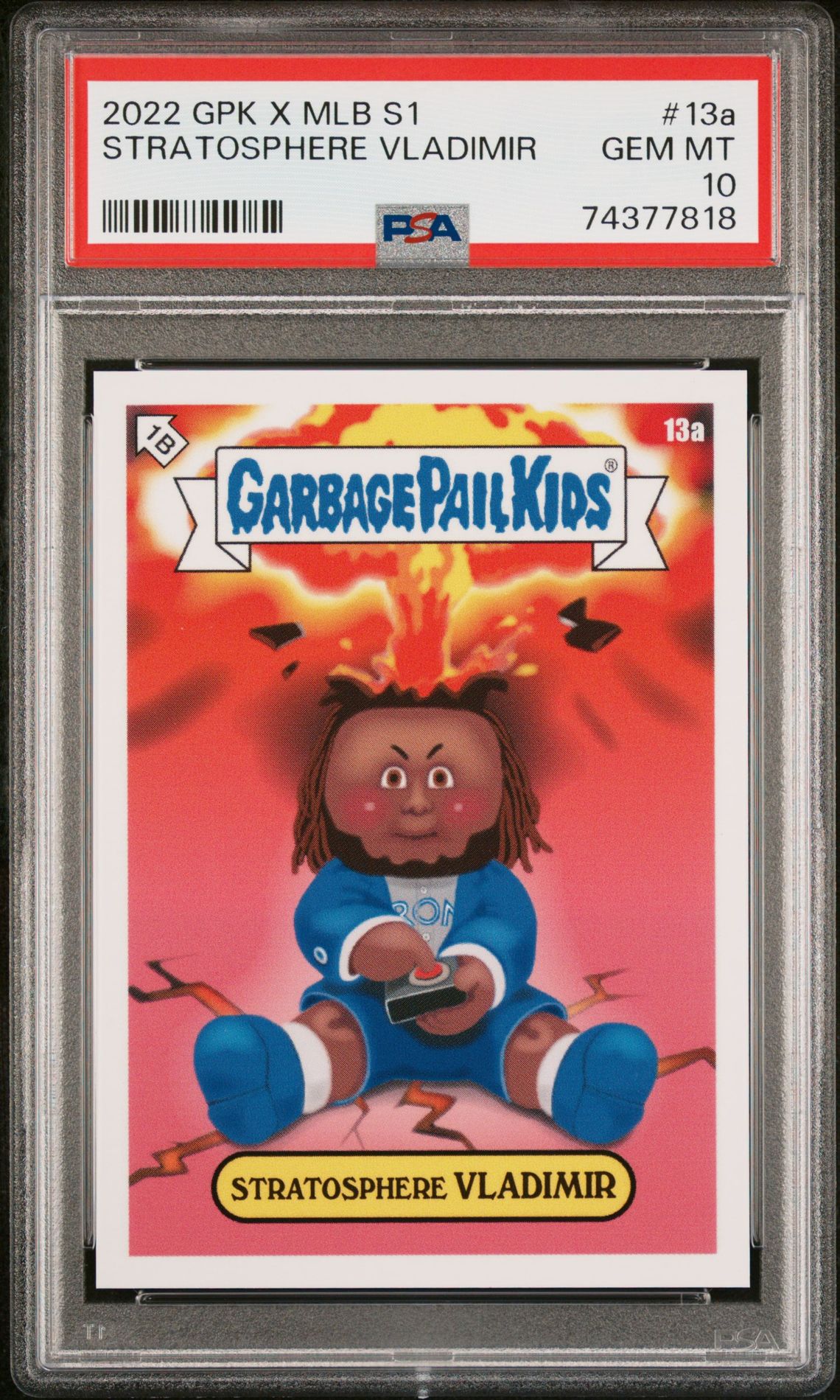 2022 Topps TOPPS GARBAGE PAIL KIDS GPK X MLB SERIES 1 KEITH SHORE #13A Stratosphere Vladimir front