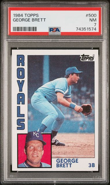 1975 Topps #228 George Brett Rookie Card - PSA NM-MT 8 on Goldin Auctions