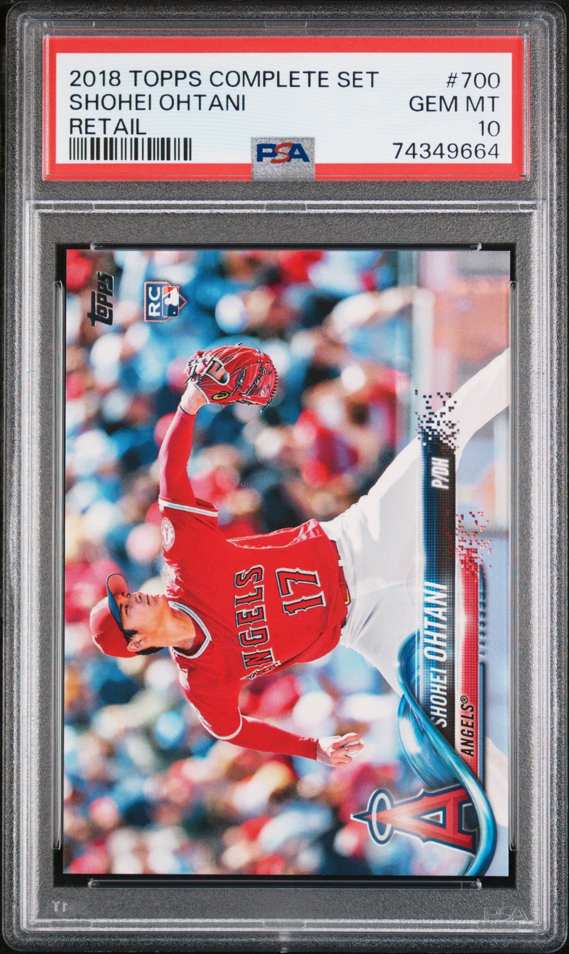 2018 Topps TOPPS COMPLETE SET RETAIL #700 Shohei Ohtani front