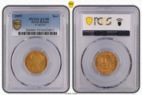 1859 Sov S-3852D AU50