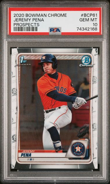 2020 Bowman Bowman Chrome PROSPECTS #BCP-61 Jeremy Pena front
