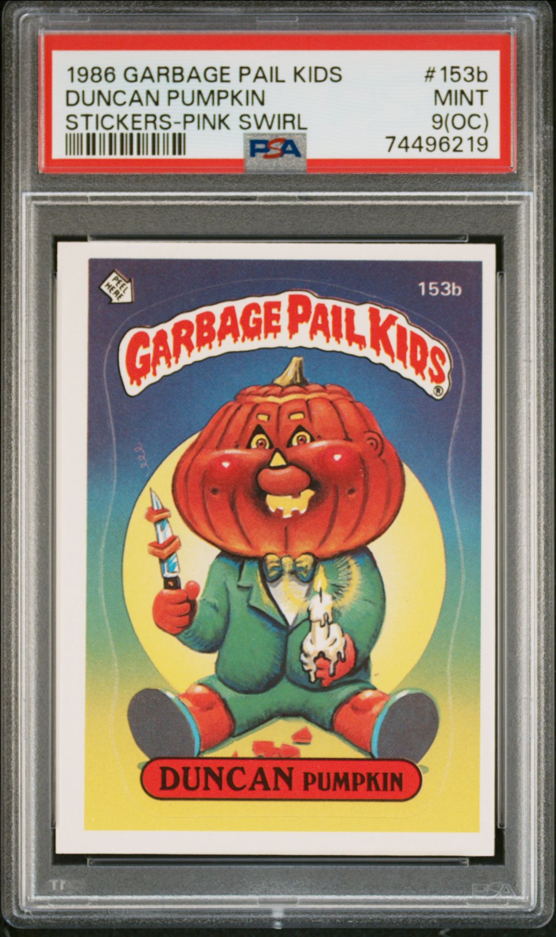 Duncan Pumpkin PSA 9