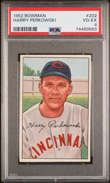 1952 Bowman #202 Harry front