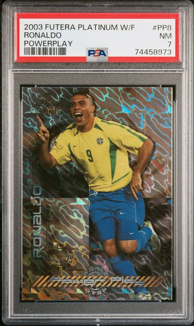 2003 Futera Platinum World Football Powerplay Pp8 Ronaldo – PSA NM 7 on  Goldin Auctions