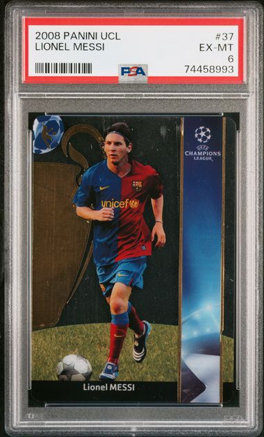 Lionel Messi (3) Assorted Soccer Cards &/or Sticker Cards Gift Pack