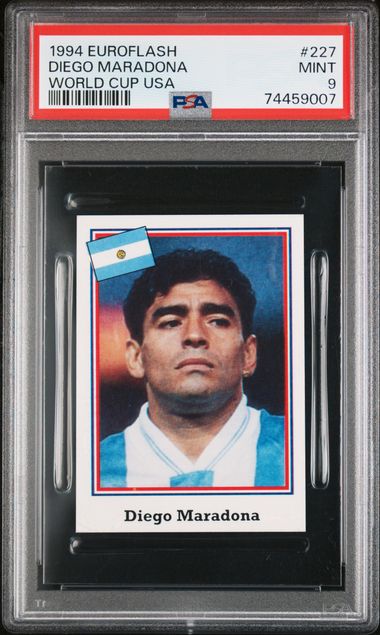 1994 Euroflash World Cup USA #227 Diego Maradona – PSA MINT