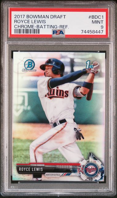 2017 Bowman Bowman Draft Refractor #BDC1 Royce Lewis front