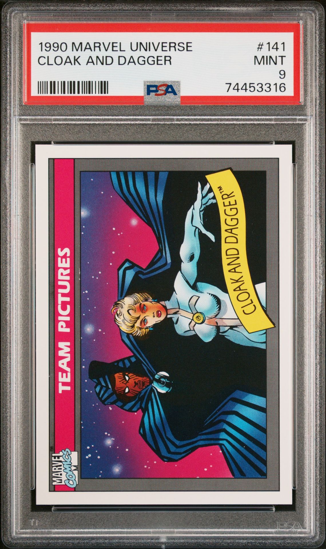 1990 Marvel MARVEL UNIVERSE #141 Cloak And Dagger front