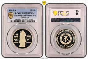 1985-A 10 Mk Liberation PR68DCAM